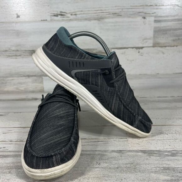 Hey Dude Wally Men's Frontier Lava Stone Slip On Shoes Black Size 9 US - Picture 6 of 8